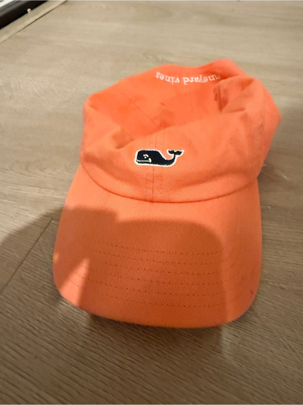 Vineyard Vines Orange Whale Cap